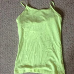 Spaghetti strap tank